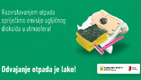 Ilustracija miješani otpad