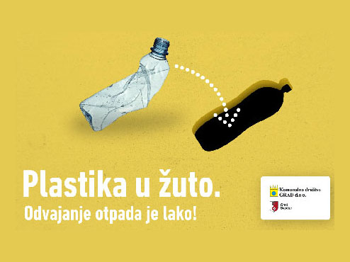 Ilustrativni plakat akcije odvajanja otpada